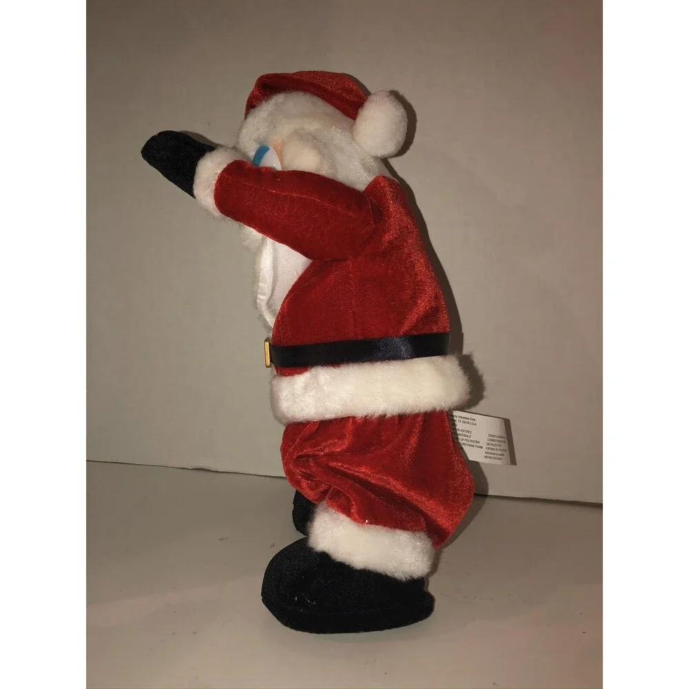 Gemmy Santa Claus Animated Dancing 13” Plush Christmas Cha Cha Slide SEE VIDEO